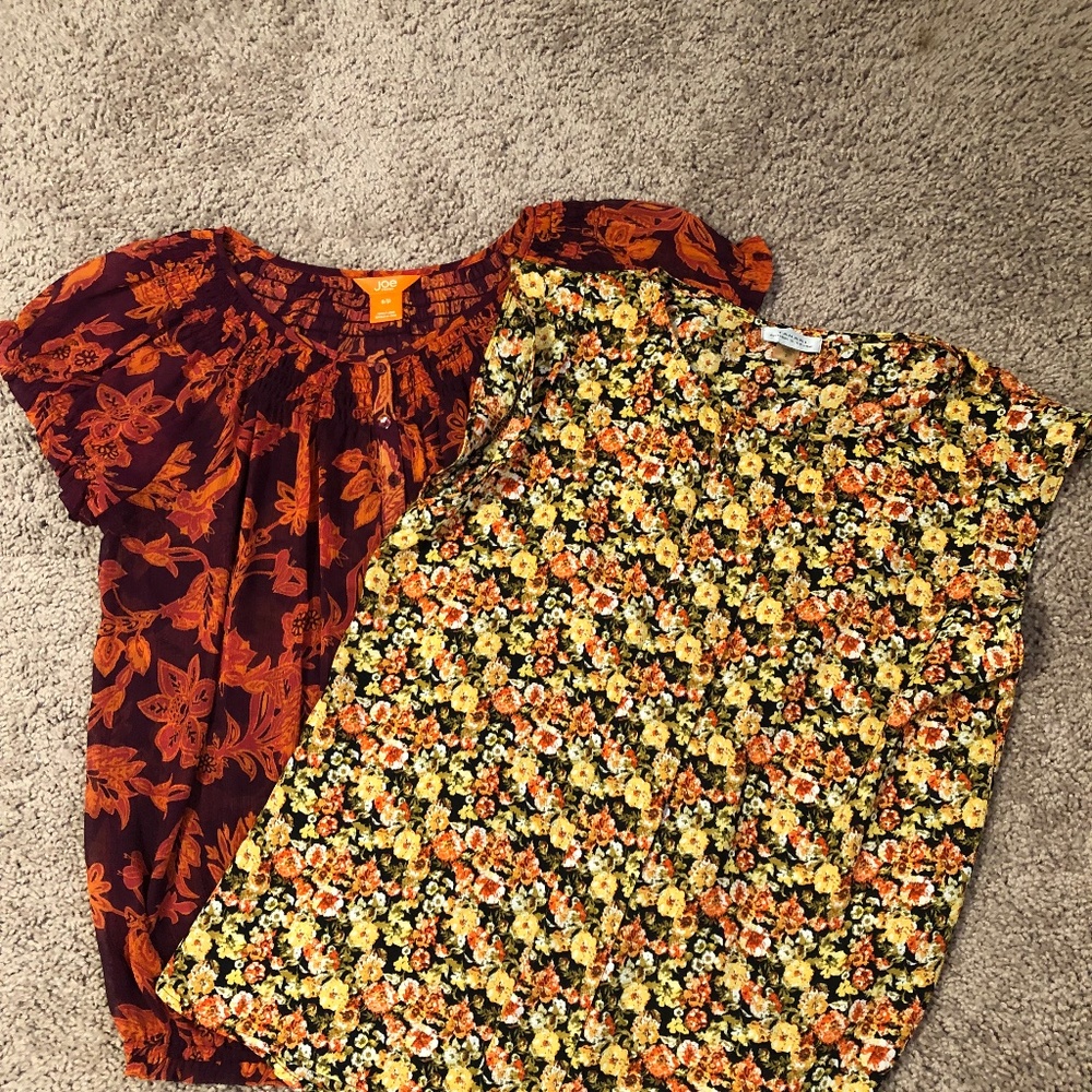 Tahari & Joe Fresh 2 Women’s Blouse Bundle Size Small